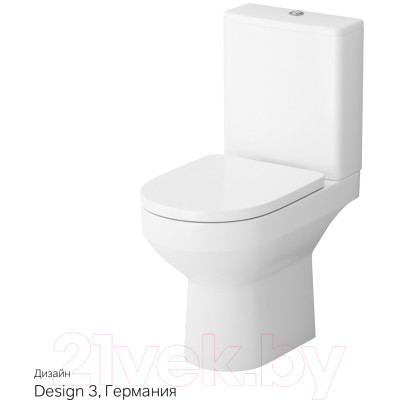 Унитаз напольный AM.PM Spirit FlashClean C708600WH