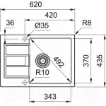 Мойка кухонная Franke S2D 611-62/435