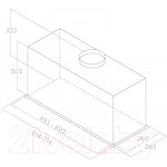 Вытяжка скрытая Elica Lane MBL/A/72