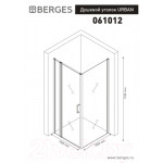 Душевой уголок Berges Urban 100x100x195 / 061012