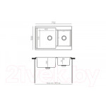 Мойка кухонная Polygran Brig-772