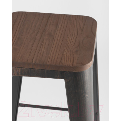 Табурет барный Stool Group Tolix Wood / YD-H765-W MS-01-1