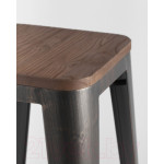 Табурет барный Stool Group Tolix Wood / YD-H765-W MS-01-1