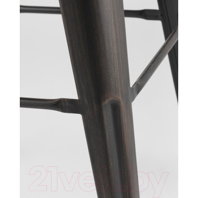 Табурет барный Stool Group Tolix Wood / YD-H765-W MS-01-1