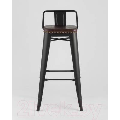 Стул барный Stool Group Tolix Soft / LF630A Matte Black 3474+PU7005