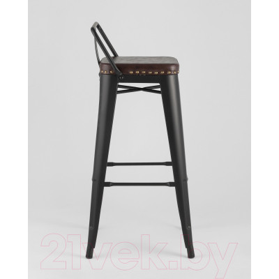 Стул барный Stool Group Tolix Soft / LF630A Matte Black 3474+PU7005