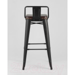 Стул барный Stool Group Tolix Soft / LF630A Matte Black 3474+PU7005