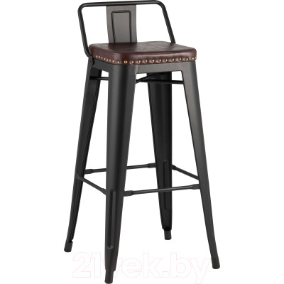 Стул барный Stool Group Tolix Soft / LF630A Matte Black 3474+PU7005