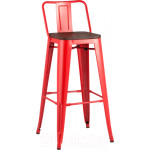 Стул барный Stool Group Tolix Wood со спинкой / YD-H765E-W LG-03