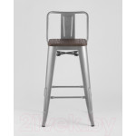 Стул барный Stool Group Tolix со спинкой / YD-H765E-W YG-15