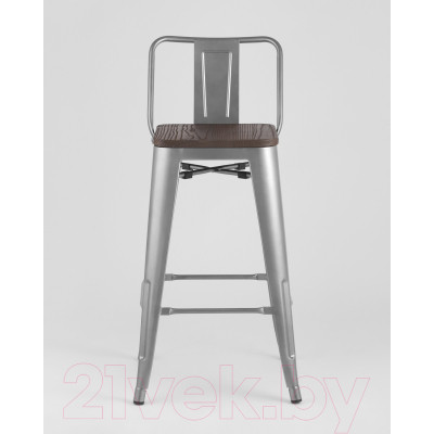 Стул барный Stool Group Tolix со спинкой / YD-H765E-W YG-15