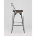 Стул барный Stool Group Tolix со спинкой / YD-H765E-W YG-15