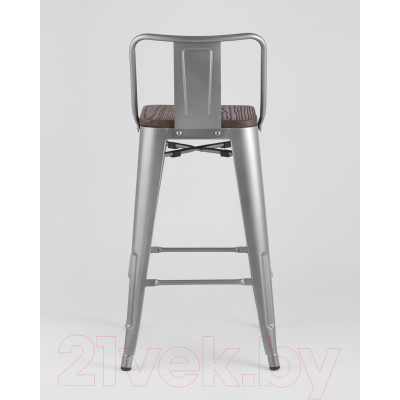 Стул барный Stool Group Tolix со спинкой / YD-H765E-W YG-15