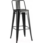 Стул барный Stool Group Tolix Wood со спинкой / YD-H765E-W LG-01