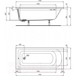 Ванна акриловая Ideal Standard Hotline K274601 170x75