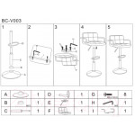 Стул барный Stool Group Малави / BC-V003