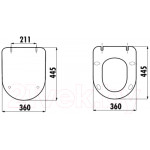 Унитаз подвесной Creavit Free FE322-11CB00E-0000 + KC0903.02.0000E