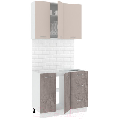Кухонный гарнитур Кортекс-мебель Корнелия Лира 1.0 без столешницы