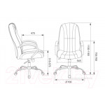 Кресло офисное Бюрократ T-898SL