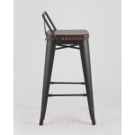 Стул барный Stool Group Tolix Soft / LF626A Matte Black 3474/PU7005