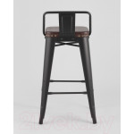 Стул барный Stool Group Tolix Soft / LF626A Matte Black 3474/PU7005