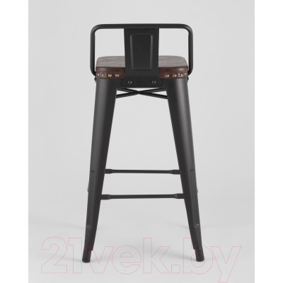 Стул барный Stool Group Tolix Soft / LF626A Matte Black 3474/PU7005