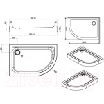 Душевой поддон AM.PM W83T-302L120W