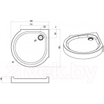 Душевой поддон AM.PM W83T-333-095W