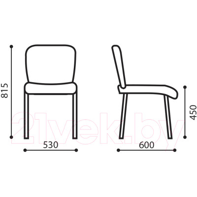 Стул офисный Staff Iso Lite CF-008 / 532563