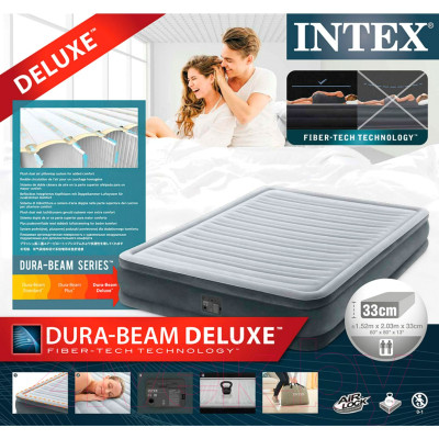 Надувная кровать Intex Queen Dura-Beam Comfort-Plush 67770NP