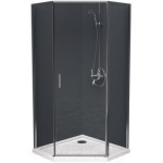 Душевой уголок BelBagno UNO-195-P-1-90-C-Cr