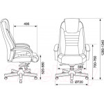 Кресло офисное Бюрократ T-9923 Walnut