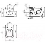 Унитаз подвесной Ideal Standard T461401 + T468301