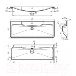 Умывальник BelBagno BB1200/455-LV-MR-ALR