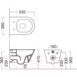 Унитаз подвесной Kerama Marazzi Plaza Modern PLMR.wc.02