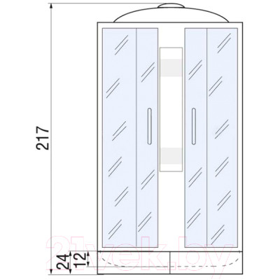 Душевая кабина RIVER Lena 90/24 МТ