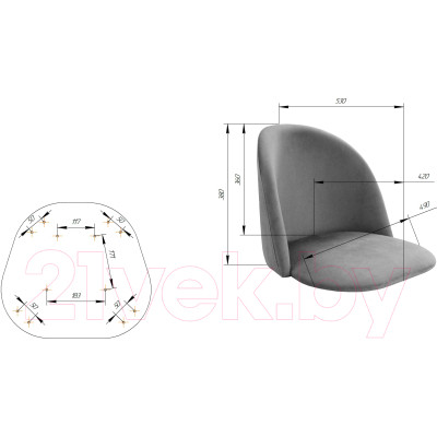 Стул Sheffilton SHT-ST35-2/S95-1