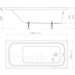 Ванна акриловая Triton Стандарт 170x70