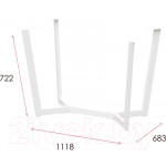 Подстолье Millwood Мюнхен 130x80