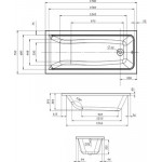 Ванна акриловая AM.PM Gem W90A-170-075W-A