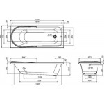 Ванна акриловая AM.PM Like W80A-170-070W-A