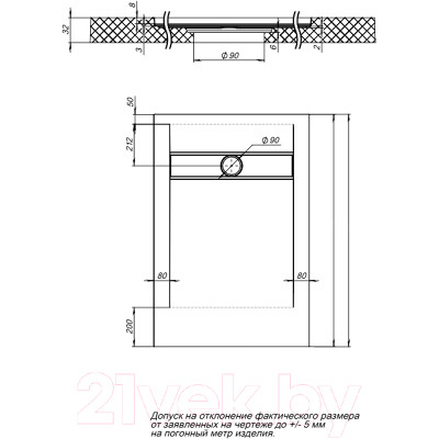 Душевой поддон Aquanet Delight New 160x80 / 258900