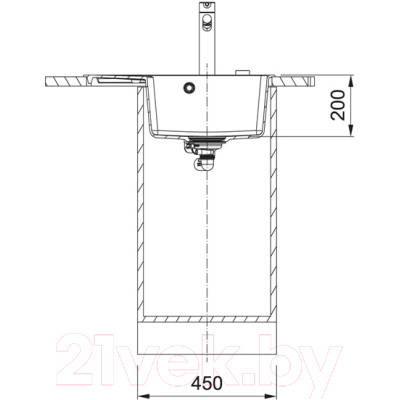 Мойка кухонная Franke CNG 611/211-62 TL