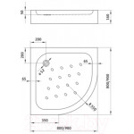 Душевой поддон Deante Standard New KTA 053B