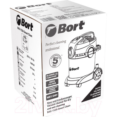 Профессиональный пылесос Bort BAX-1520-Smart Clean