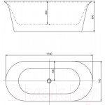 Ванна акриловая Aquanet Family Smart 170x78 / 261053