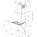 Вытяжка наклонная Krona Polly 600 PB / 00002362