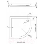 Душевой поддон Deante Minimal KTN 051B