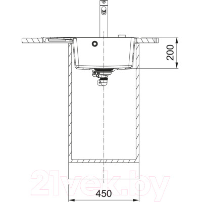 Мойка кухонная Franke CNG 611/211-62 TL