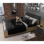 Двуспальная кровать Интерлиния Loft LT-К160 160x200